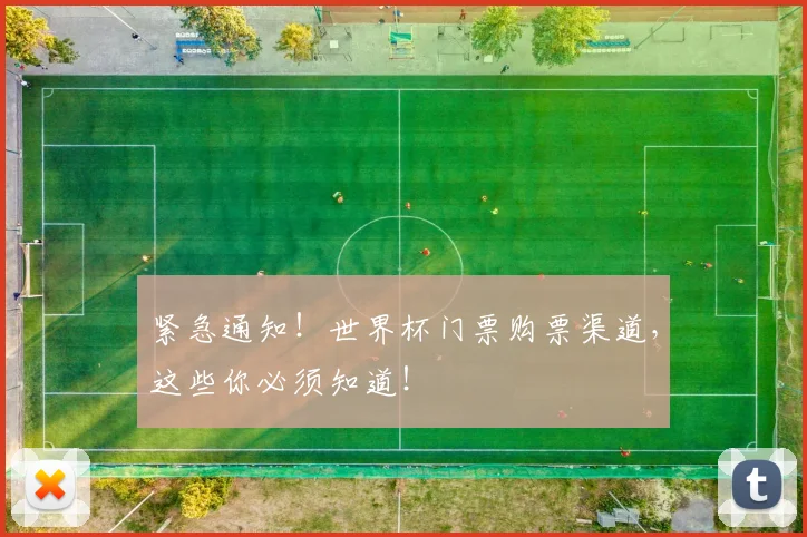 紧急通知!世界杯门票购票渠道,这些你必须知道!